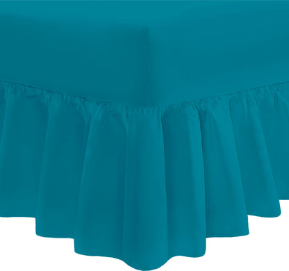 Easy Care Percale Valance Fitted Sheet 22 Colours All Bed Sizes