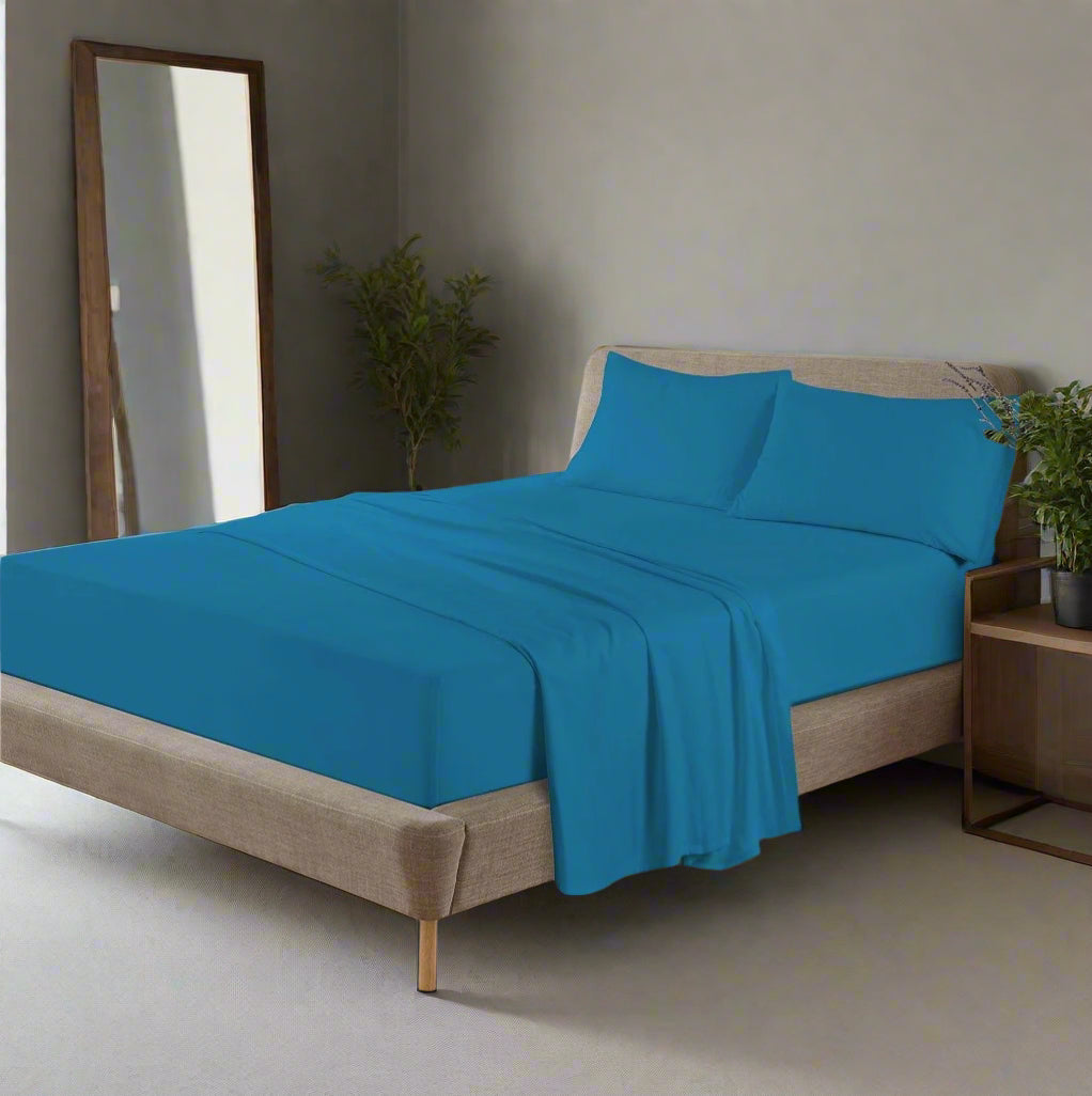 Flannelette 100% Cotton Flat Sheet 10 Colours