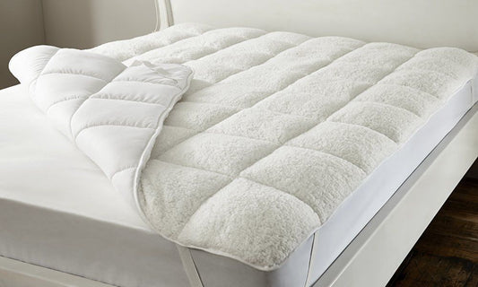 Soft Mattress Topper Enhancer Luxury Teddy Fabric