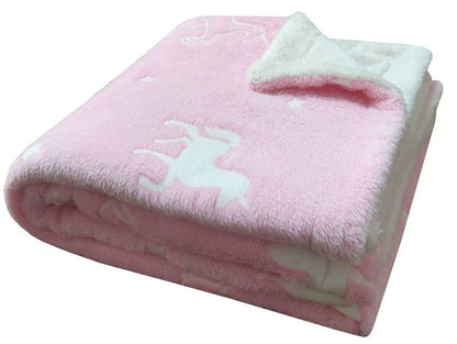 Glow In The Dark Unicorn Teddy Duvet Set