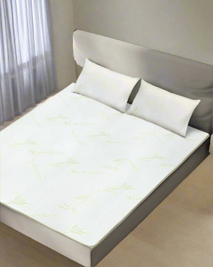 Premium Bamboo Memory Foam Topper - 1 Inch and 2 Inch Thickness Options for Unmatched Comfort and Support