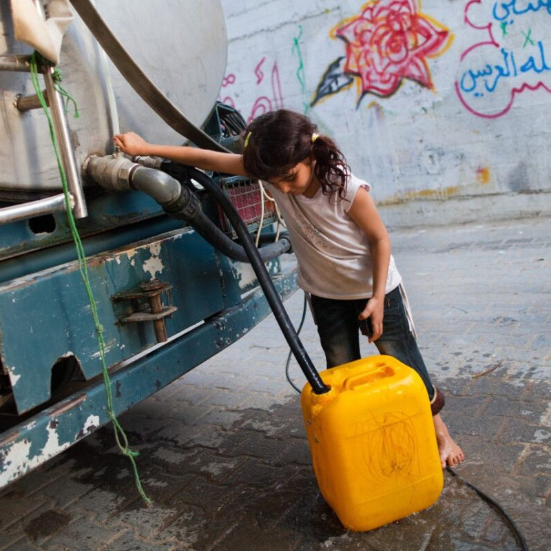 Water tank for Gaza