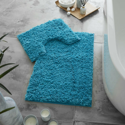 Twist Bath & Pedestal Mat Set 10 Colours