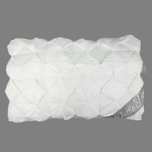 Super Soft Like Down Waffle Pillow