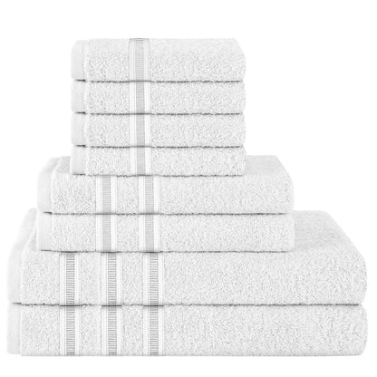 H & B 8 Piece Towel Bale Set 6 Colours
