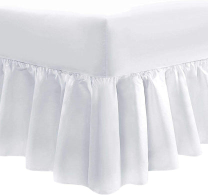Easy Care Percale Valance Fitted Sheet 22 Colours All Bed Sizes