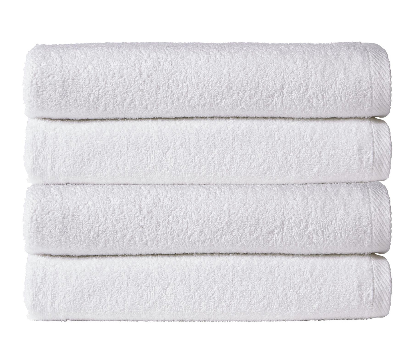 White Four Pack Cotton Towels