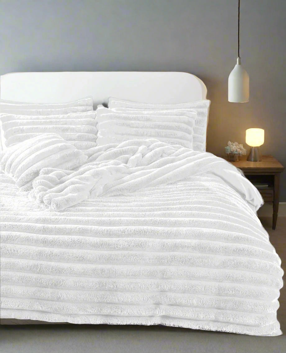Big Cord Teddy Cloud Duvet Set 3 Colours