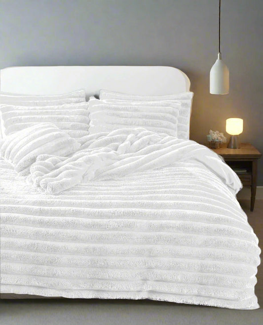 Big Cord Teddy Cloud Duvet Set 3 Colours