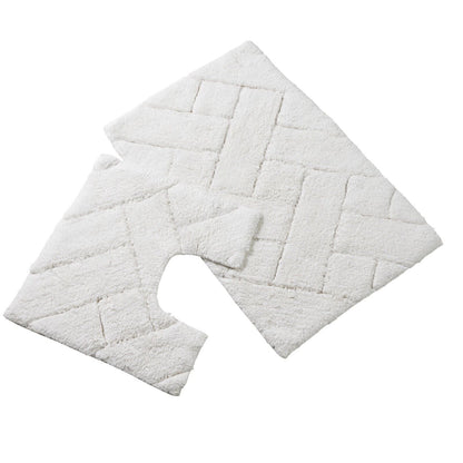 Cotton Bath Mat & Pedestal Set 7 Colours