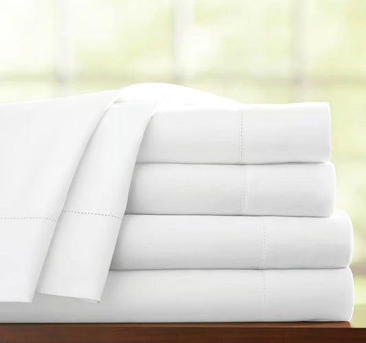 White 500 Thread Count Egyptian Cotton Flat Sheet