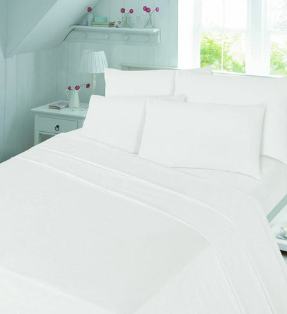 Luxury Percale 180 Thread Count 16" (40 cm) Depth  Fitted Sheet 14 Colours