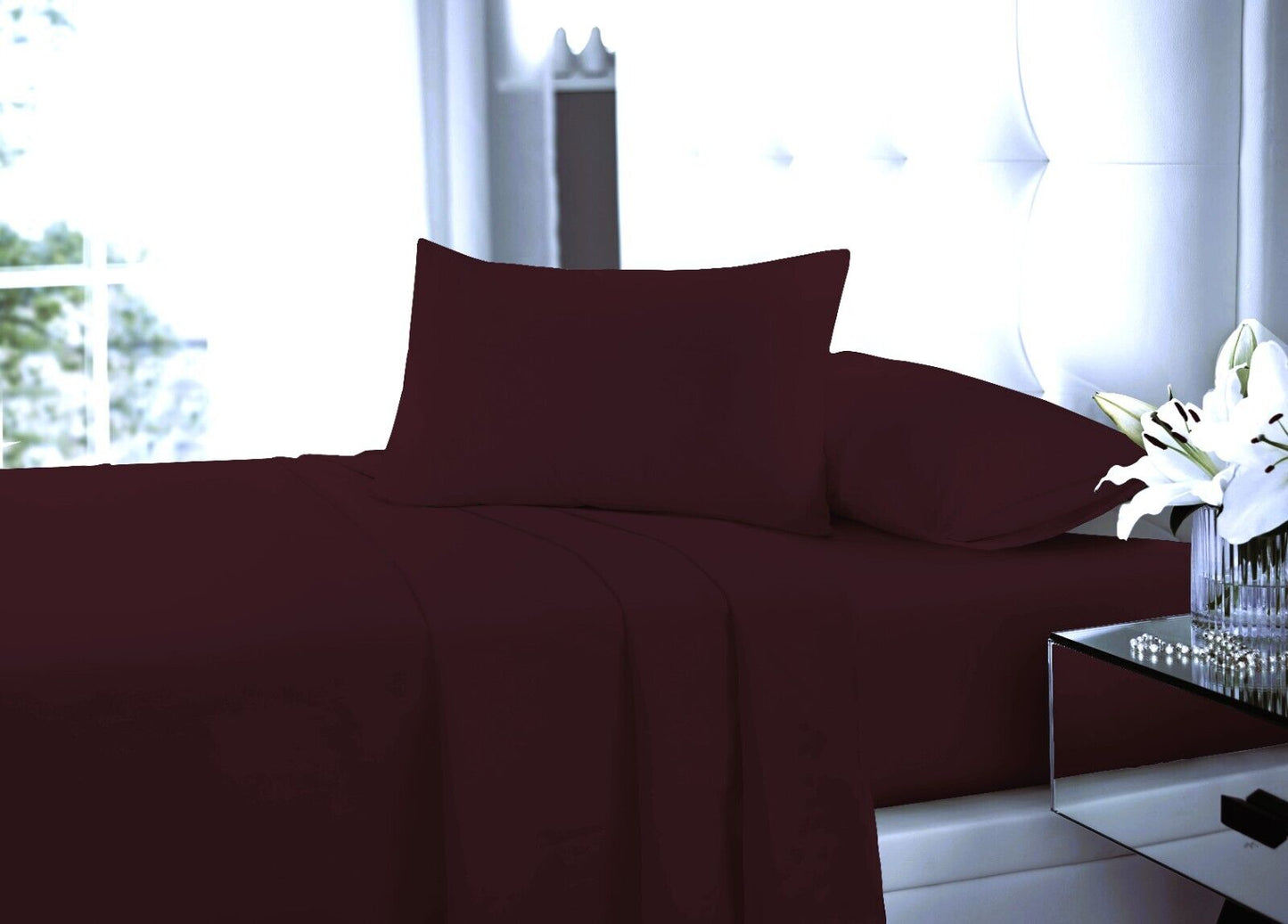 Easy Care Percale Flat Sheet 22 Colours All Bed Sizes