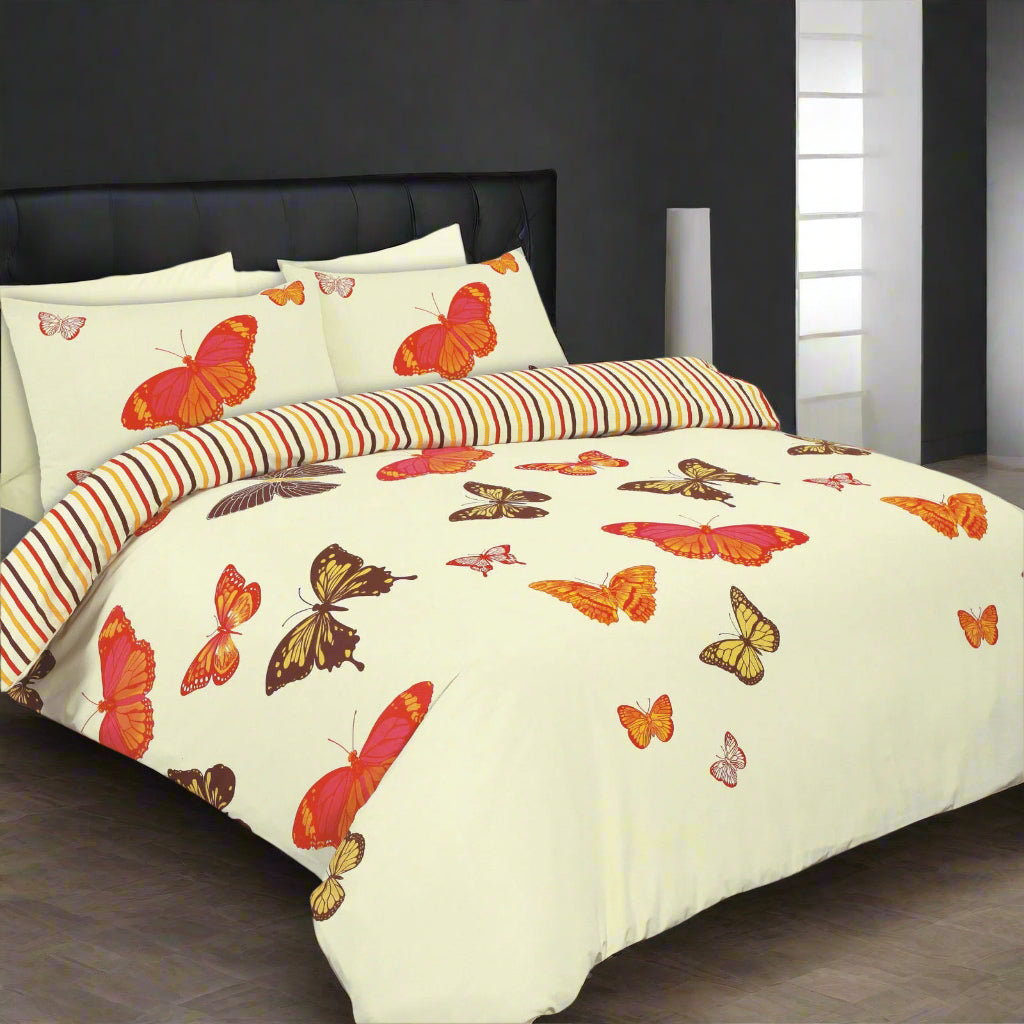 Butterfly Lines Duvet Set 3 Colours